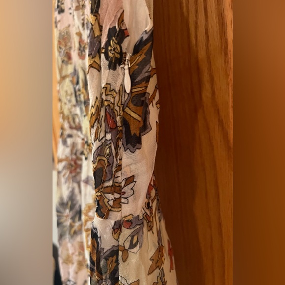 Anthropologie Free People One Fine Day Terrace Sleeveless Floral Midi Dress Sz 2 - Picture 9 of 13